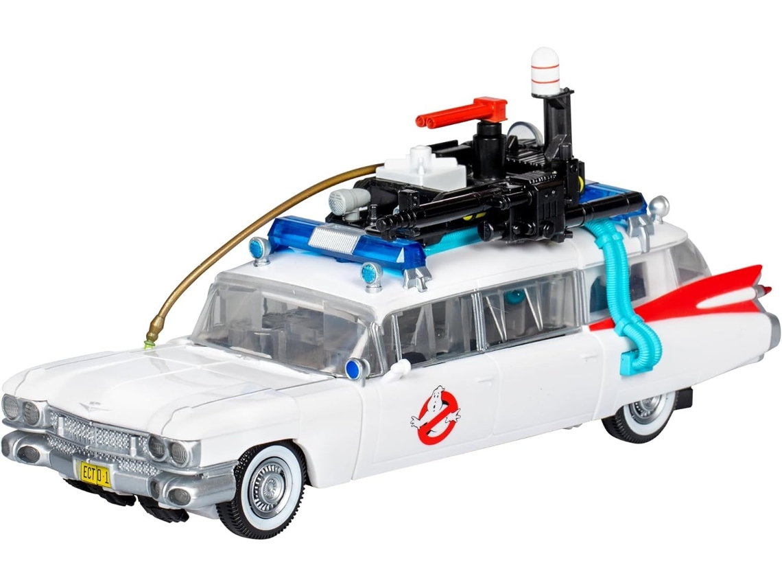 Figura Electotron Ecto 1 Transformers X Ghostbusters 15 Cm HASBRO