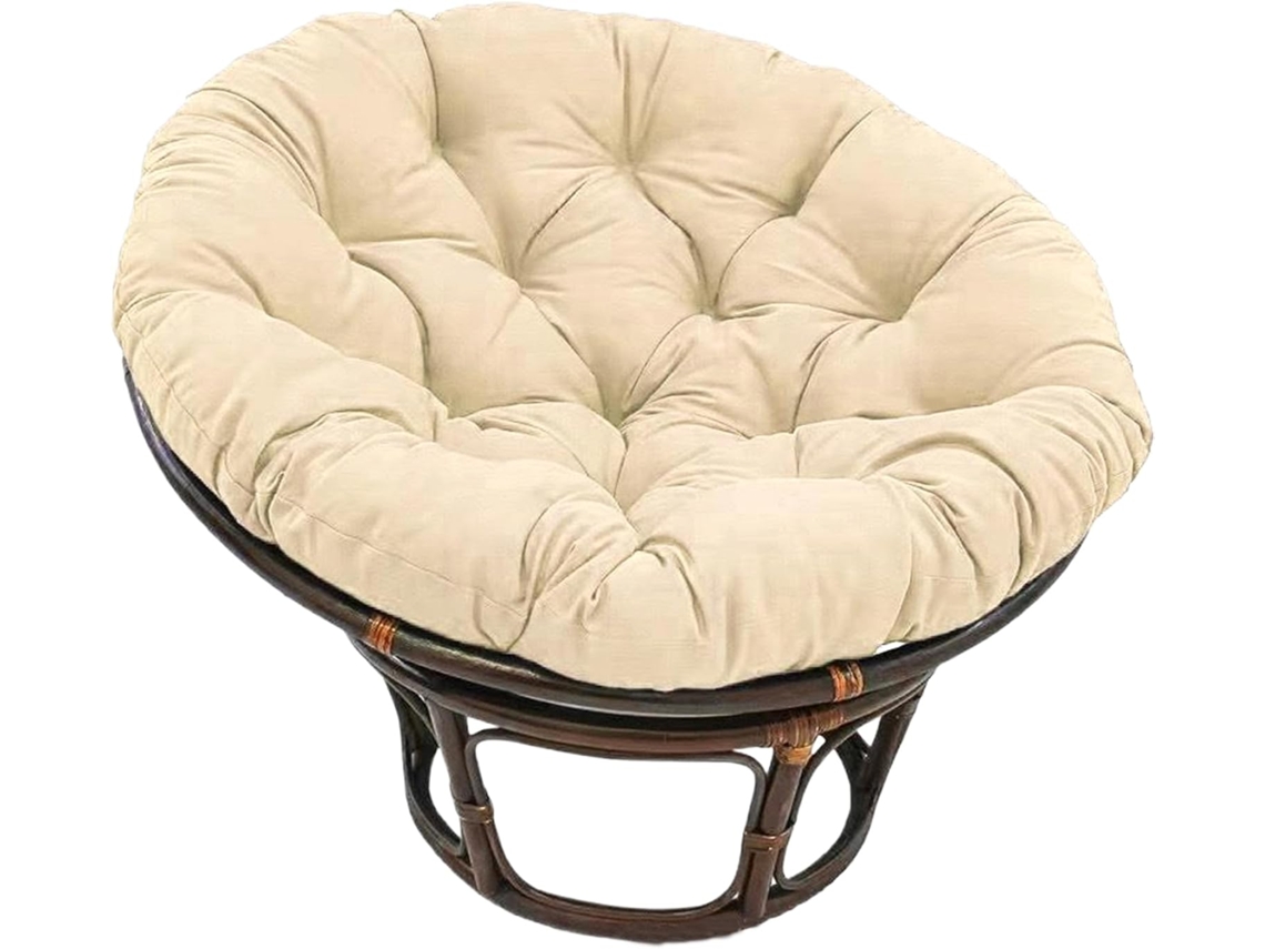 Almofada Redonda Para Cadeira, Com Enchimento De Algodão E Capa Poliéster, 60cm 24 Polegadas, Respirável, Ideal Para