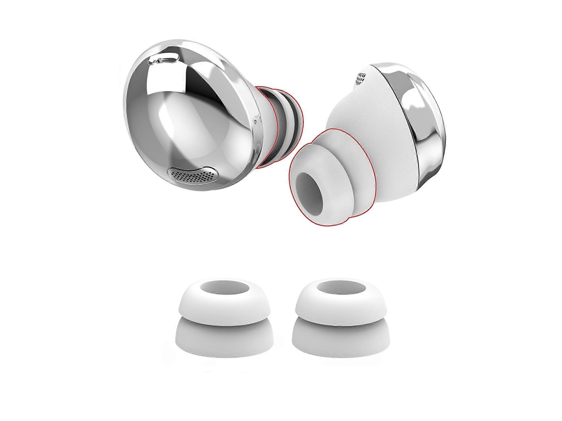 Fones De Ouvido De Silicone Ahastyle Pt168 Para Samsung Galaxy Buds Pro, Tamanho: G, Branco