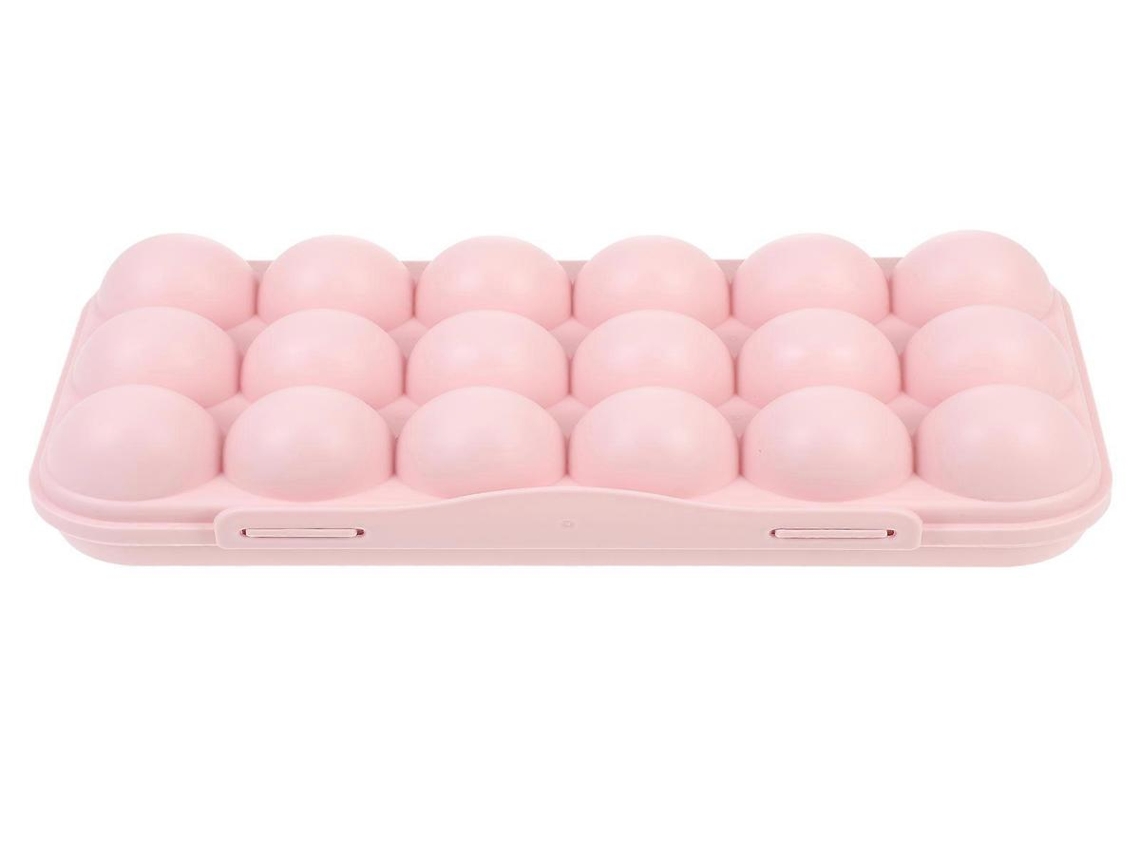 Organizador de Ovos Lurelia 1 Peça Em Pp, Com Vedação, Transparente, Para Geladeira, Alimentos, Frutas