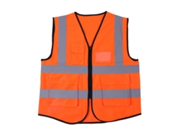 Colete Reflectiva Multicolor Segura Para Segurança (laranja)