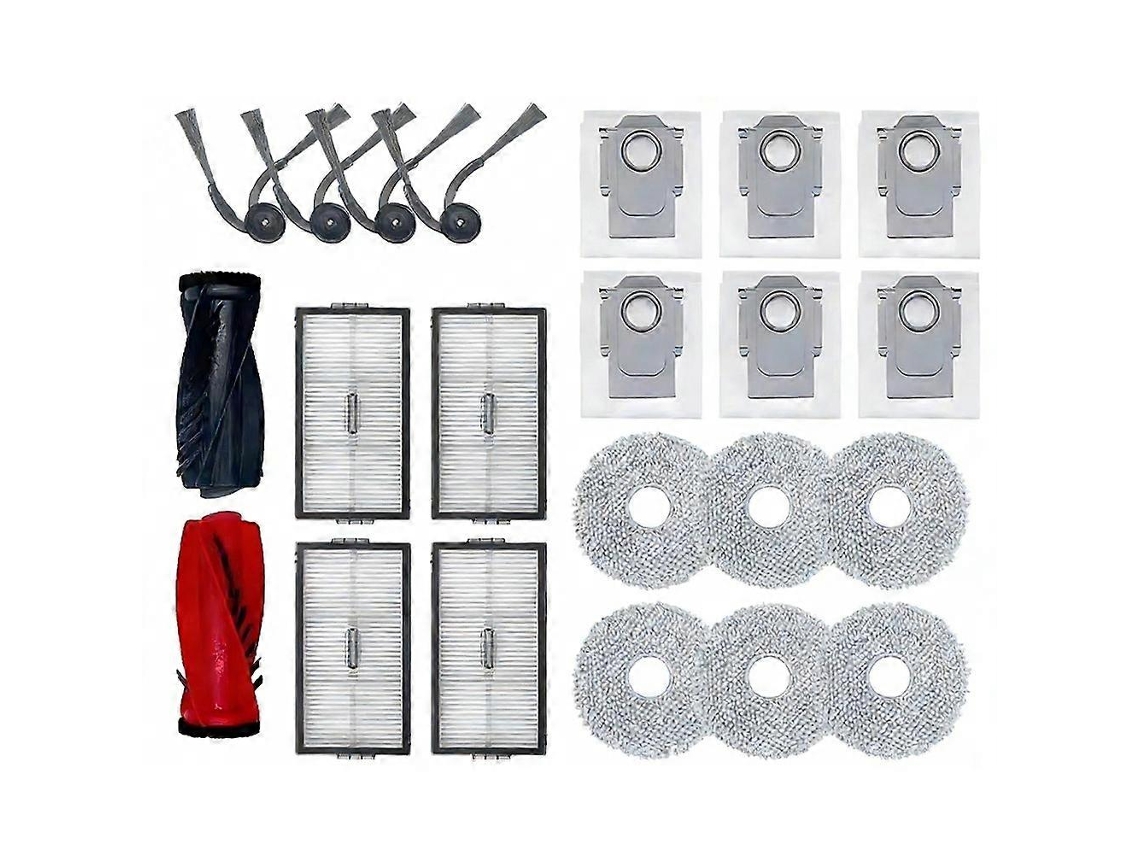 Peças De Reposição Para Aspirador De Pó Roborock Saros 10r / G20s Ultra: Escova Rotativa, Filtro Hepa, Pano De Limpeza, Saco De Pó_ozo