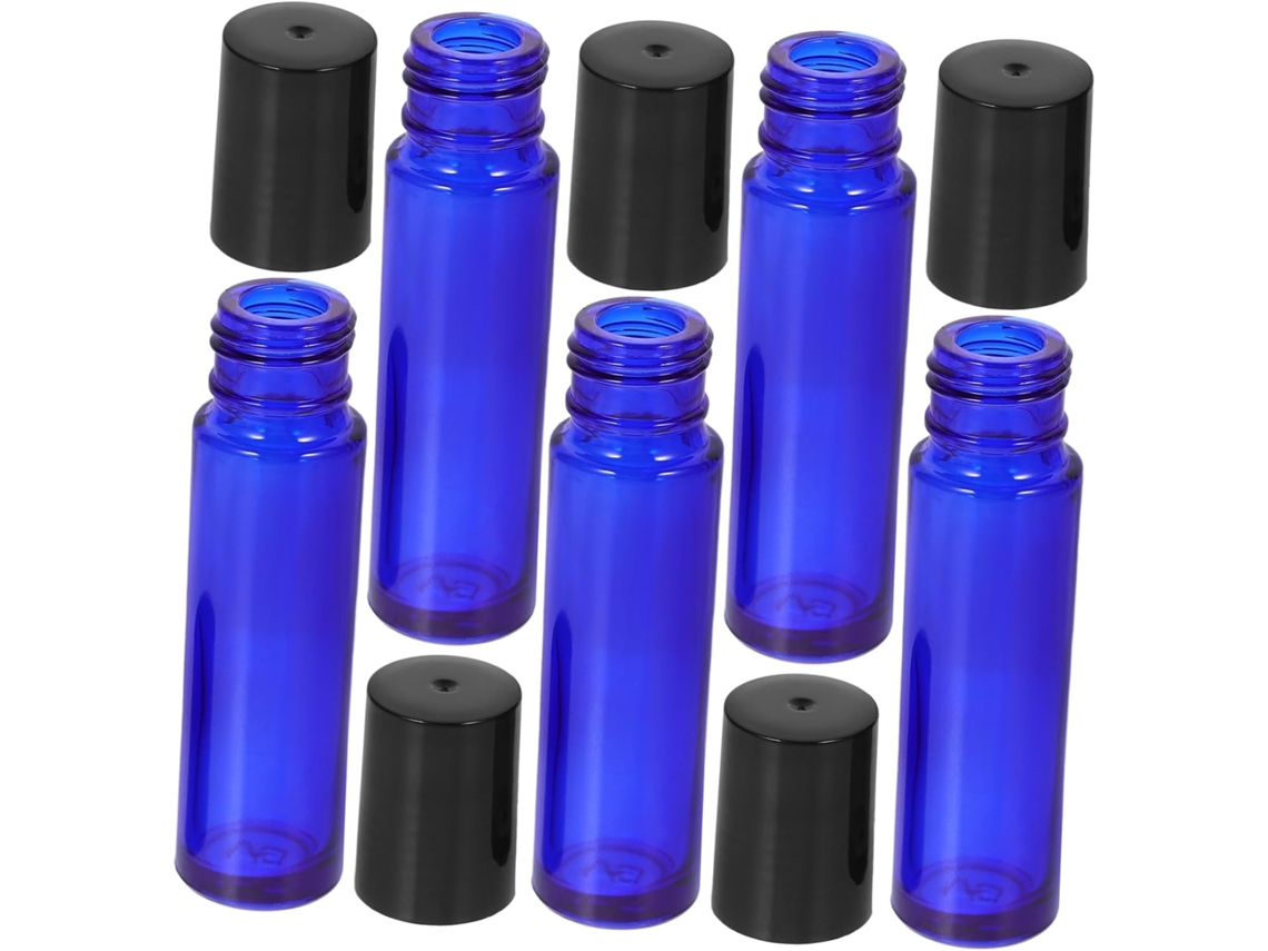 Conjunto De 24 Frascos De Vidro Recarregáveis Para Óleos Essenciais E Perfumes De Viagem.