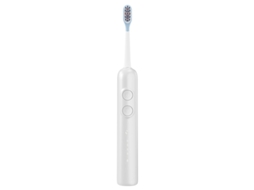Escova De Dentes Elétrica Inteligente Ipx7 À Prova Dágua Sônica Vibratória Limpeza Dentes/fendas Sfushos (branca)