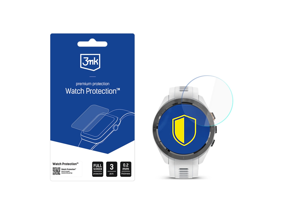 Vidro De Proteção 3mk Para Garmin Approach S70 42mm Flexível