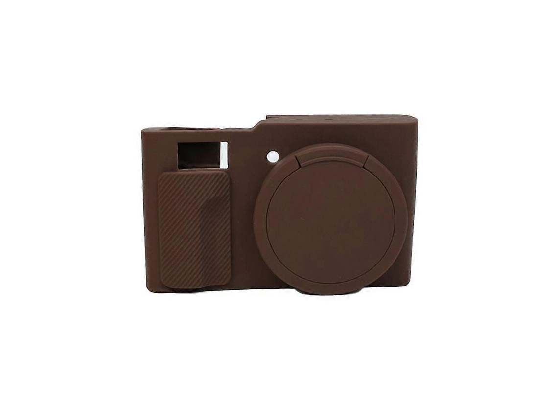 Adequado Para Capa De Silicone Lumix Tz99 Db Café Brilvibera