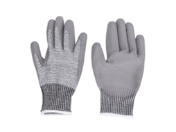 Luvas De Trabalho Resistentes Ao Corte Nível F Revestidas Com Pu Respiráveis Com Tração De Trabalho Para Manutenção, Horticultura Tamanho L