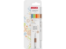 Marcador UNI Emott Natural Colours 5un