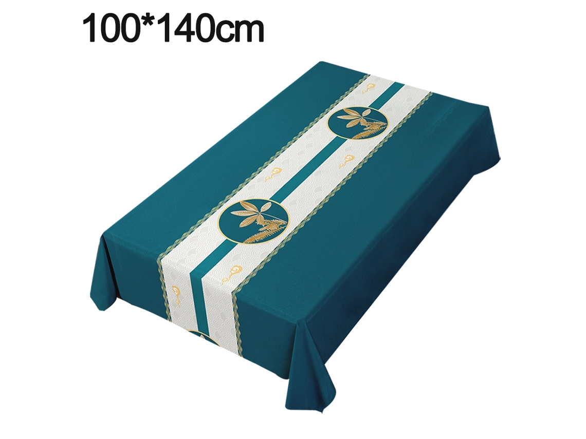 Toalha de Mesa de Pvc À Prova D'Água À Prova de Óleo e À Prova de Derramamento Ao Ar Livre Capa de Toalha de Mesa Retangular Lavável 100 X 140 Cm