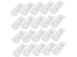 Caixa De Presente Com Janela De Papel Branco, 50 Unidades Para Chocolates.