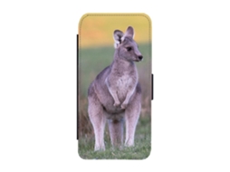 Capa Flip Para Iphone 17 Com Estampa De Canguru
