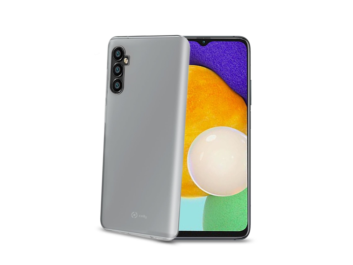 Capa para Samsung CELLY Pele Sintética Transparente