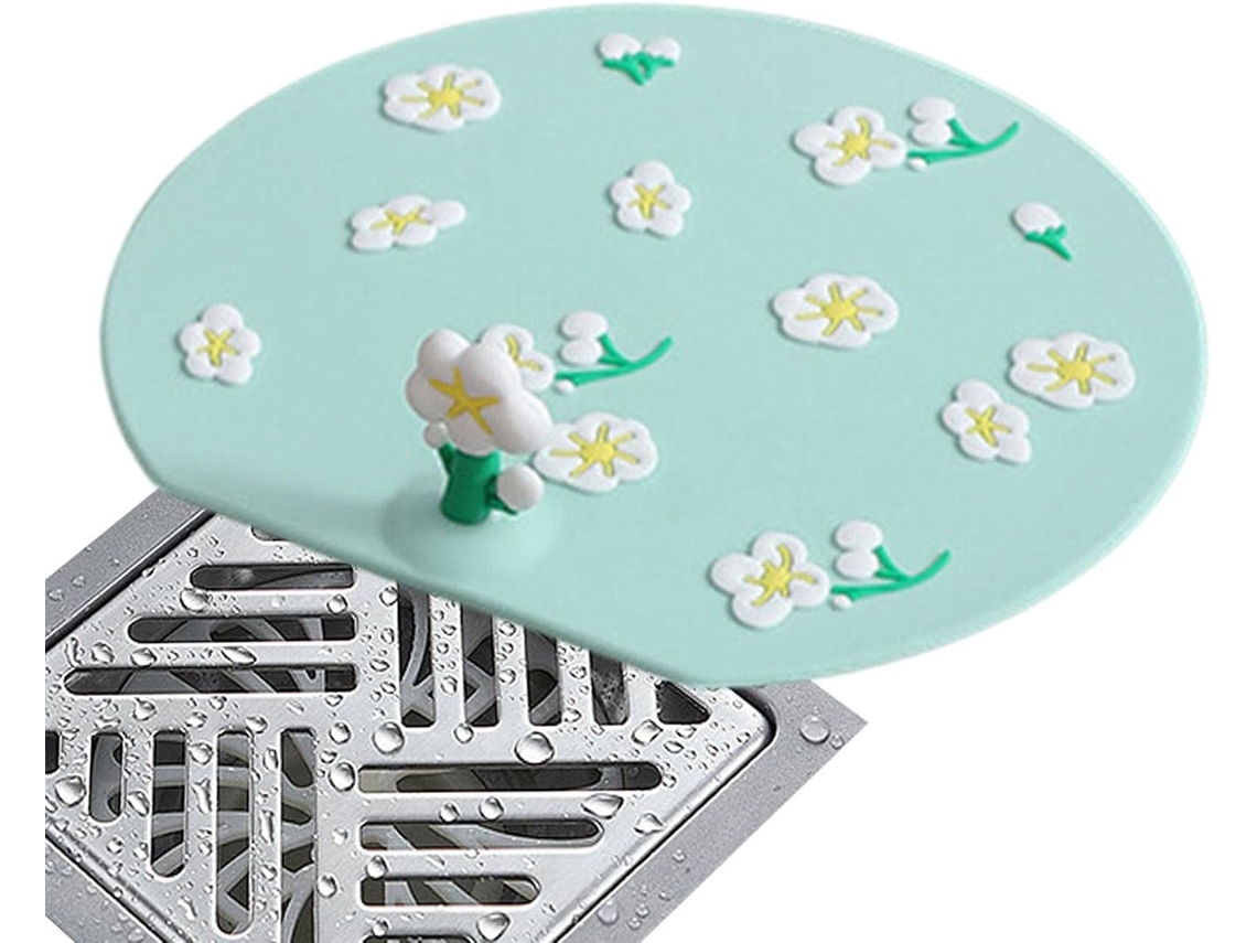 Tampa de Ralo em Silicone 15 Cm Azul AQUAFORGE