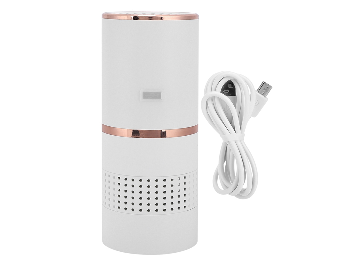 Purificador de Ar Portátil Profissional S/MARCA, USB, Carro e Casa, Mini, Branco