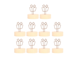 Suporte para Números de Mesa Antigo Caixa Presente 10pcs