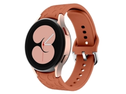 Pulseira De Silicone Com Estampa De Leopardo Em Relevo Para Samsung Galaxy Watch 6