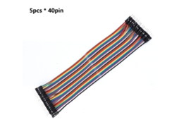 5pcs Cabo Jumper Colorido 40 Pinos 10/20/30cm Para Placa Pcb Breadboard (3)
