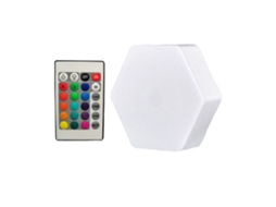 Luz Noturna Colorida Inteligente com Controle Remoto e Rgb, Recarregável e Sensível Ao Toque BRILVIBERA
