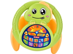 Volante Brinquedo Educativo EIFSON Forma de U com Luz e Música (dinossauro)