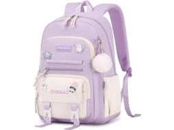 Fundamental Rugzak de 21 litros com design Kawaii, alça de nylon ZYBLSSBB