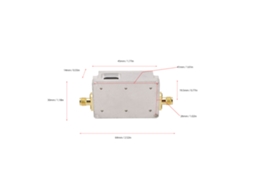 Laxiscreed Amplificador De Baixo Ruído 40db Para 10mhz A 6ghz Com Transmissão Precisa