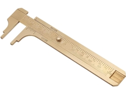 Paquímetro, 1 Unidade Mini Retrô De Latão Vernier