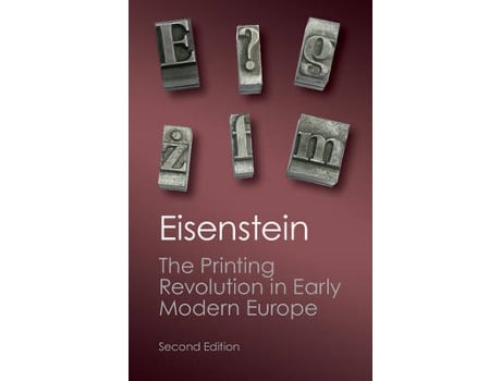 Livro the printing revolution in early modern europe de elizabeth l. eisenstein (inglês)