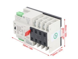 Laxiscreed Interruptor Automático De Transferência Ac220v 4p Para Dupla Alimentação