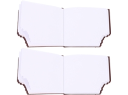 Mémo De Poche Em Forma De Chocolate 2pcs Papier Marron Perfume Com Adesivo Forte Para Decoração Escolar E
