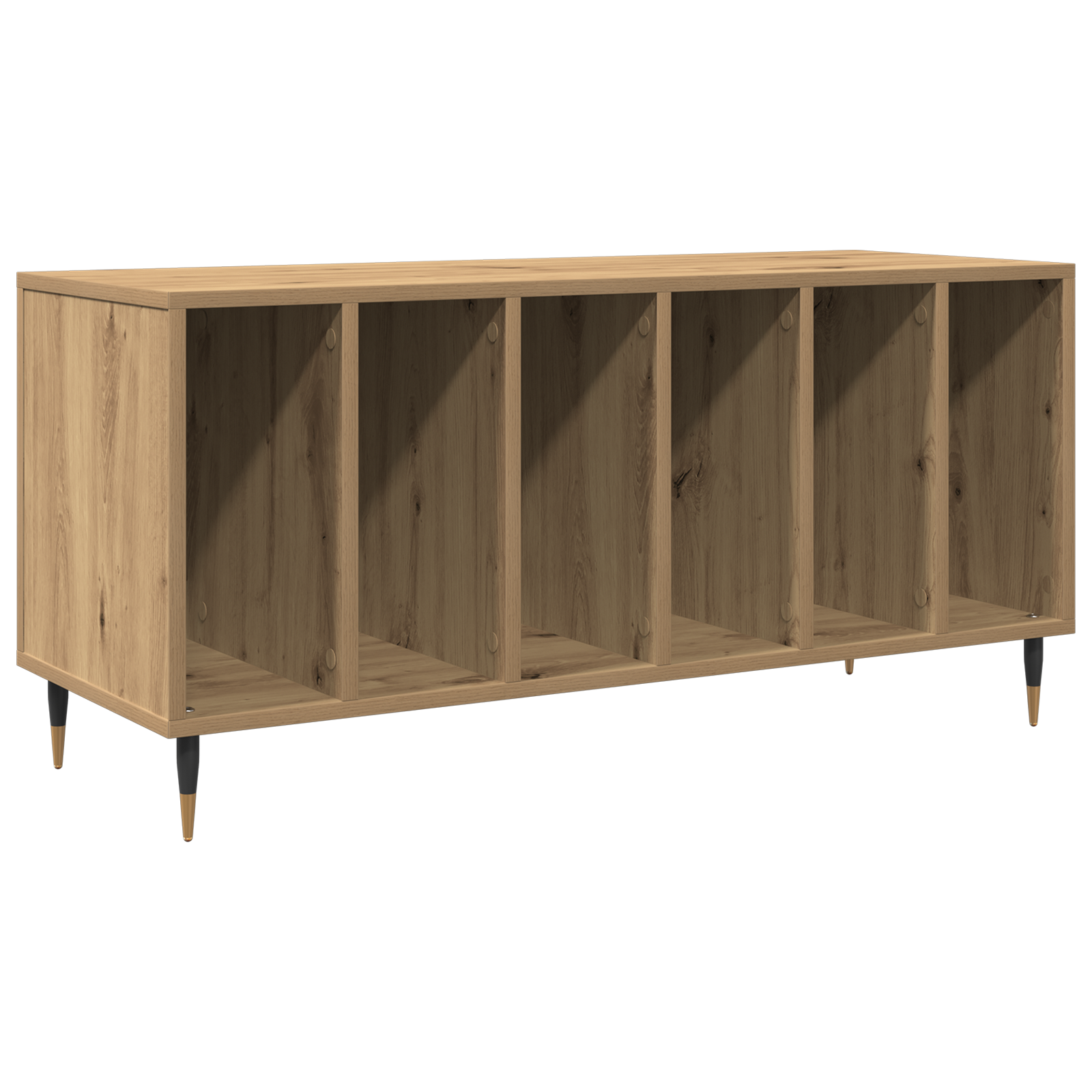 Conjunto 1 Unidade De Armazenamento Moderna Vidaxl Castanho Derivados De Madeira (100 X 38 X 48 Cm)