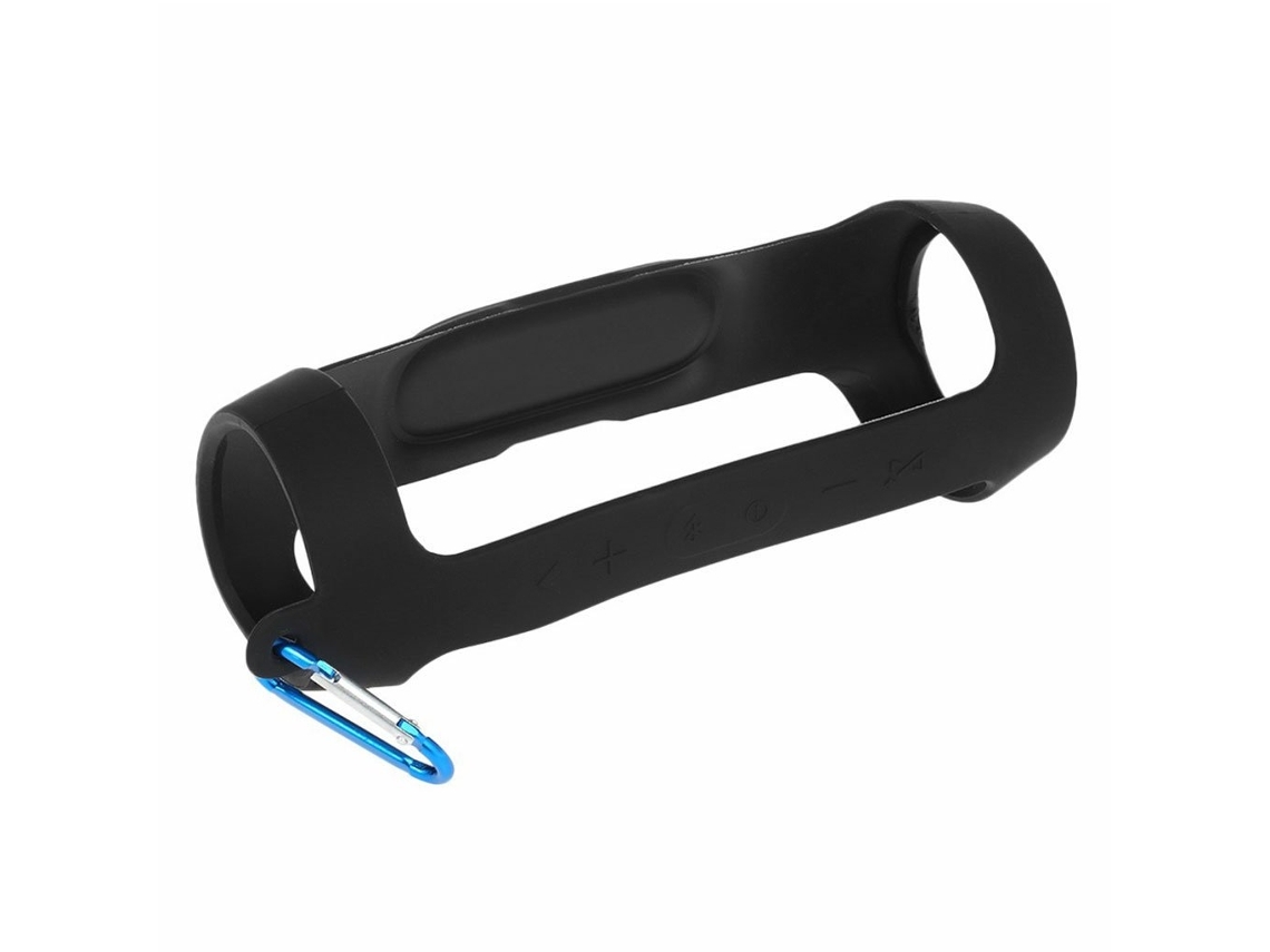 Capa De Silicone Para Jbl Charge 4 Preto Brilvibera
