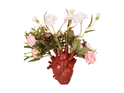 Caixa de Cartão com Coração Vermelho 16.5×13×21cm para Decoração de Casa LAXISCREED
