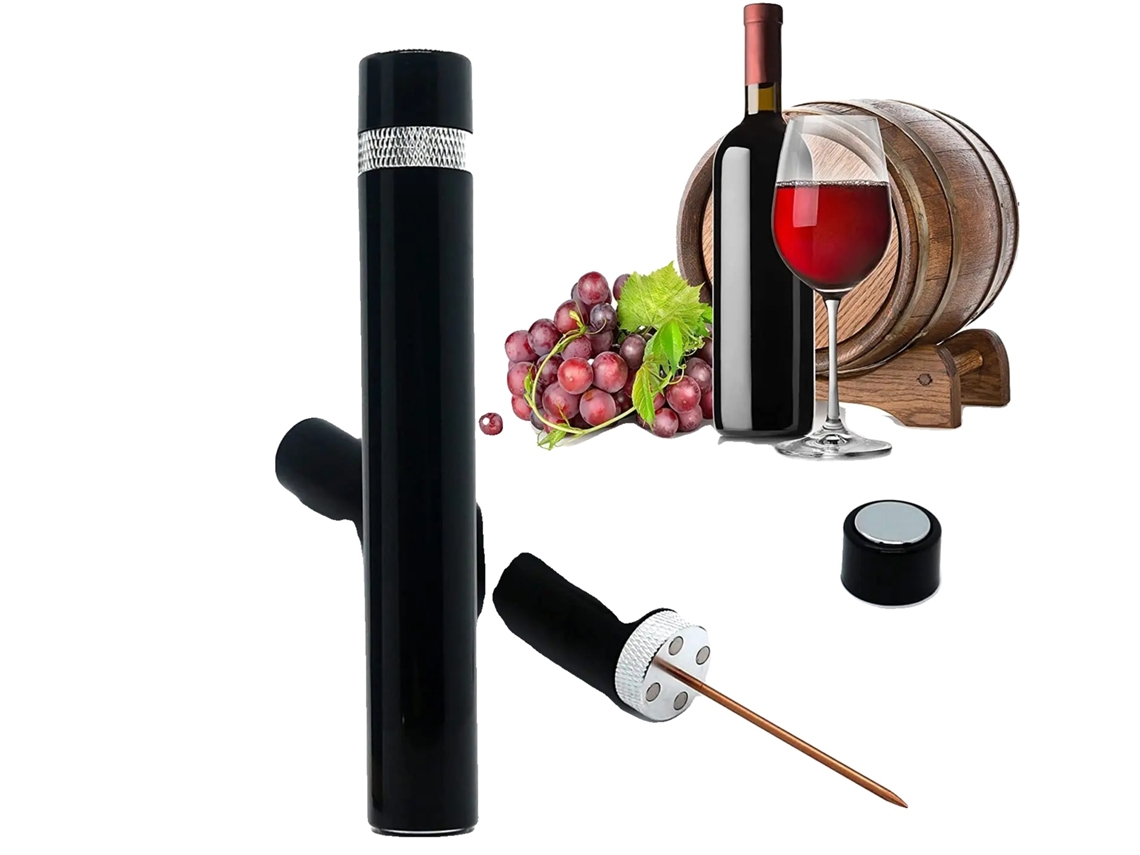 Abridor de Vinho, Design Portátil, Remoção Fácil de Rolhas, Prata OEM