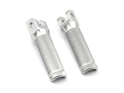 Pés de pedal Dianteiro para Ducati Panigale V4 899 959 1199 1299 Streetfighter V4 em alumínio CNC, cor prata.