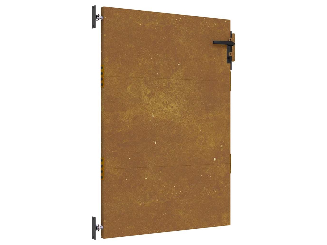 Portão de Jardim 85x125 Cm Aço Corten MAISON EXCLUSIVE