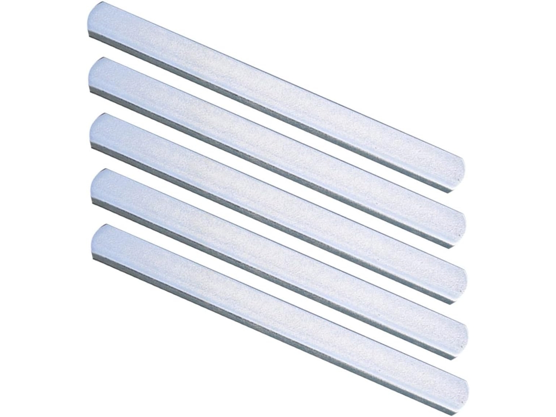 Conjunto De 5 Anilhas De Aço Prateado Para Treino