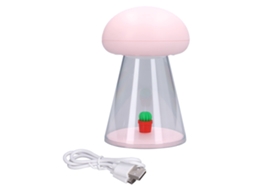 2026 lâmpada de Noite Portátil Recarregável 7 Cores com Usb Forma Bonita Luz Nocturna para Bebês Dormir Rosa
