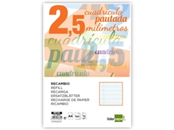 Recarga de Folhas LIDERPAPEL 75g/m² (A4)