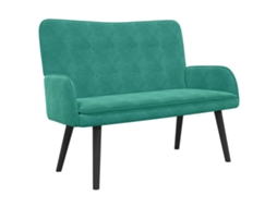 Sofá para 2 Pessoas Turquesa 115 X 61 X 87 Cm Veludo MAISON EXCLUSIVE (v)