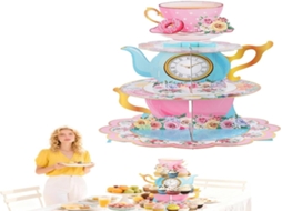 Lurelia Suporte Para Cupcakes, Alice No País Das Maravilhas, Para Festas E Sobremesas
