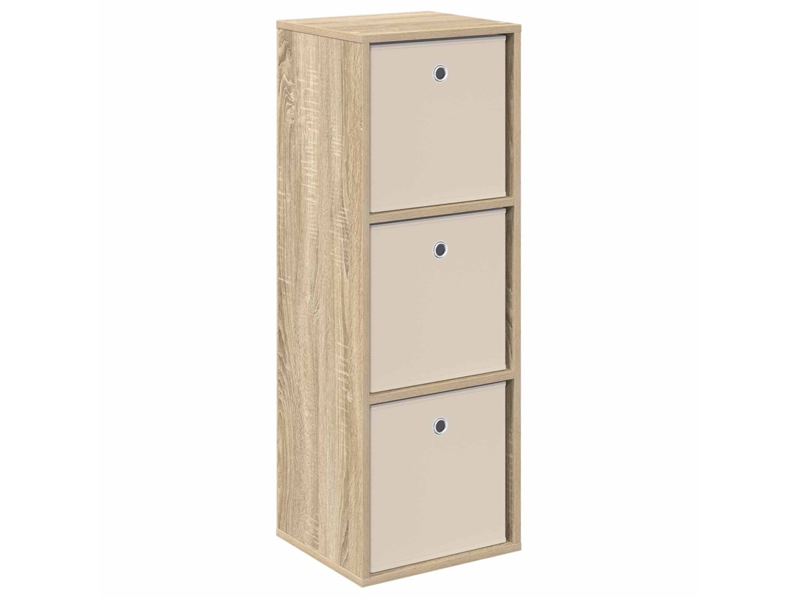 Conjunto 1 Buffet Vidaxl Castanho Derivados De Madeira (35 X 32 X 99,5 Cm)