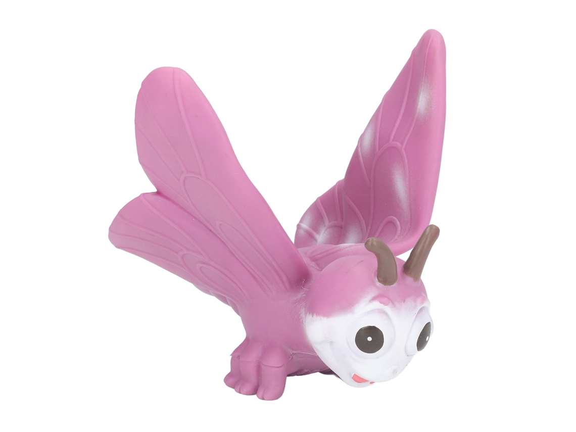 WalshLXq Borboleta de desenho animado com textura transparente roxa, vívida e realista, brinquedo para crianças acima de 3 anos.