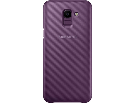 Capa SAMSUNG Galaxy J6 2018 Flip Wallet Rosa — Compatibilidade: Samsung Galaxy J6 2018