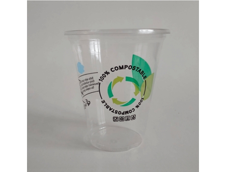 150 Unidades EBAMBOO de Potes Pla Compostáveis