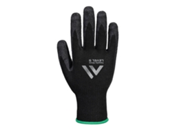 Luva De Látex Resistente F10 Para Agulhas - Proteção Superior Preto / S