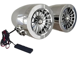 Guidon Audio Amplificateur Son De Moto Amélioré, Chargement Téléphone Intégré, Boîtier Abs Résistant À L'eau