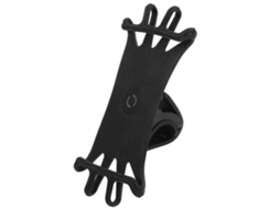 Suporte Universal Para Telefone De Bicicleta Com Cinto De Silicone Esticável E Rotação De 360 Graus