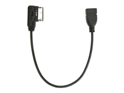 Cabo Adaptador Mali para música USB 32cm, compatível com A6l, Q5, Q7, A8