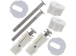 Kit De Parafusos De Expansão Para Tampa De Vaso Sanitário Branca