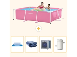 Intex Piscina Com Estrutura Retangular - 220x150x60 Cm - 5-peças S104